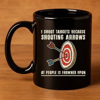 Archery Archer Funny Bowman Bow Archer 11oz C Handle Ceramic Mug