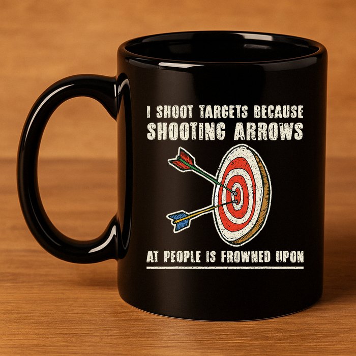 Archery Archer Funny Bowman Bow Archer 11oz C Handle Ceramic Mug
