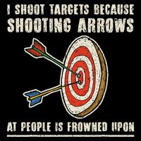 Archery Archer Funny Bowman Bow Archer Drawstring Bag
