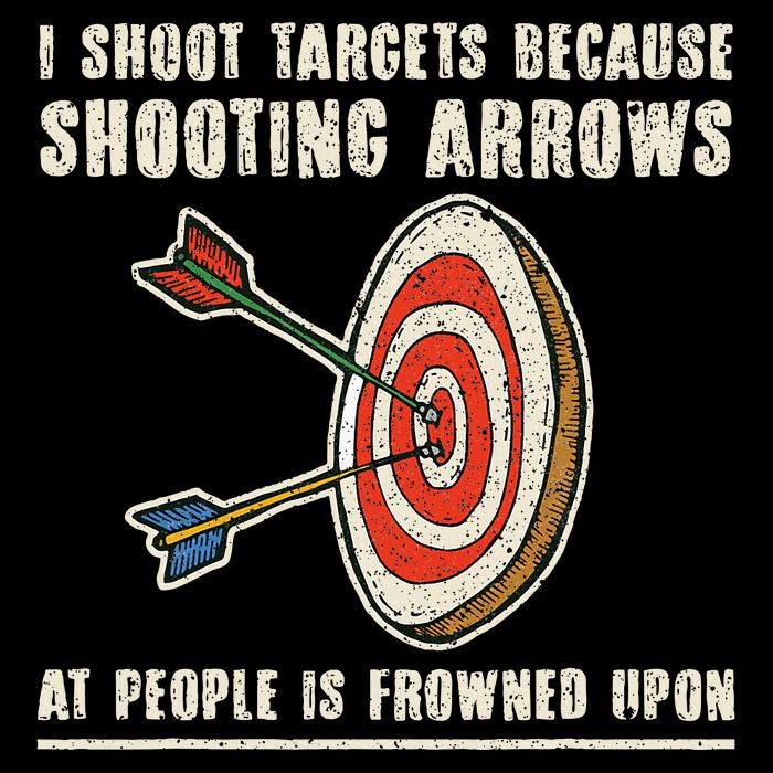 Archery Archer Funny Bowman Bow Archer Drawstring Bag