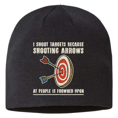 Archery Archer Funny Bowman Bow Archer Sustainable Beanie