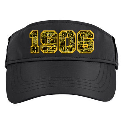 Alpha African Fraternity Hand Sign 1906 Words Adult Drive Performance Visor