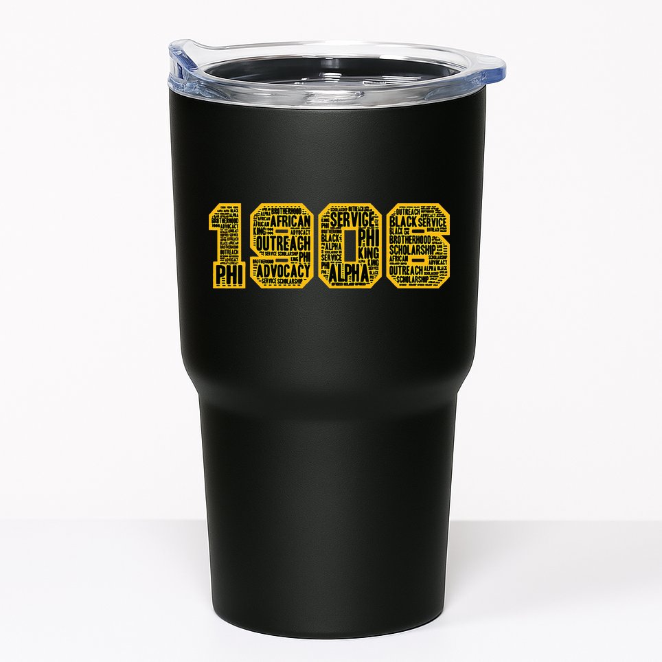 Alpha African Fraternity Hand Sign 1906 Words Tumbler