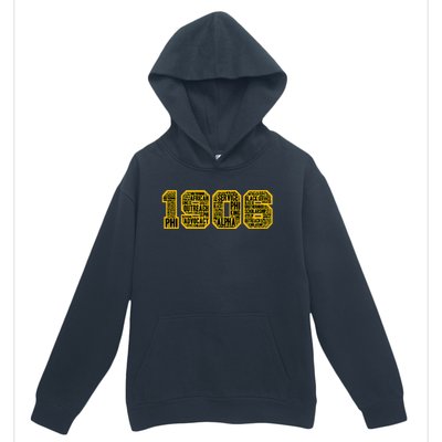 Alpha African Fraternity Hand Sign 1906 Words Urban Pullover Hoodie