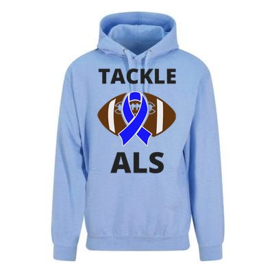 ALS Awareness Football Tackle Unisex Surf Hoodie