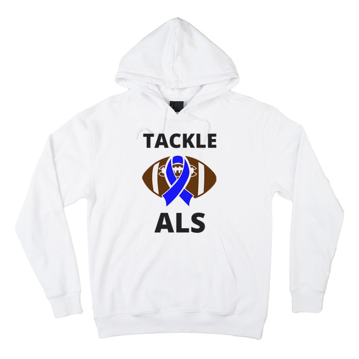 ALS Awareness Football Tackle Hoodie