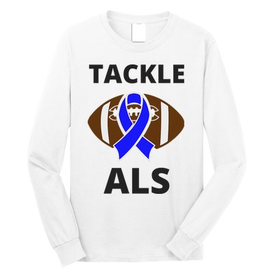 ALS Awareness Football Tackle Long Sleeve Shirt