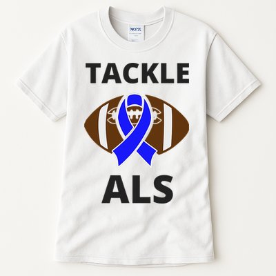 ALS Awareness Football Tackle Tall T-Shirt