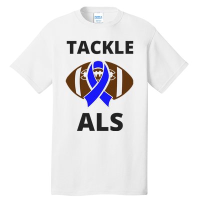 ALS Awareness Football Tackle Tall T-Shirt