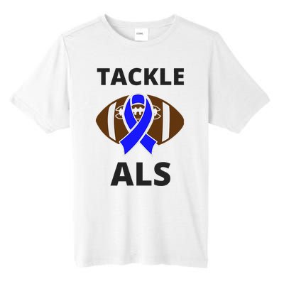 ALS Awareness Football Tackle Tall Fusion ChromaSoft Performance T-Shirt