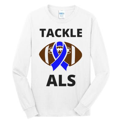 ALS Awareness Football Tackle Tall Long Sleeve T-Shirt