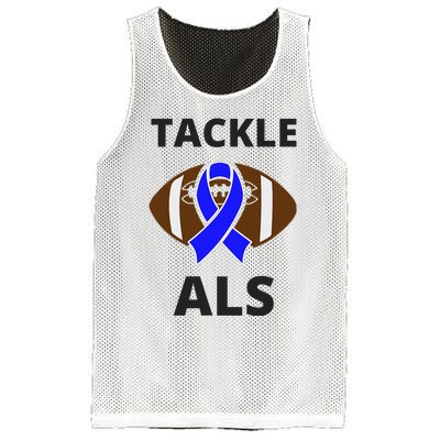 ALS Awareness Football Tackle Mesh Reversible Basketball Jersey Tank