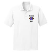 ALS Awareness Football Tackle PosiCharge RacerMesh Polo