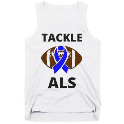 ALS Awareness Football Tackle Tank Top