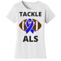 ALS Awareness Football Tackle Women's T-Shirt