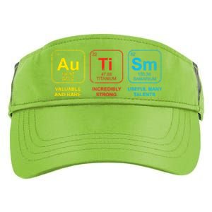 Autism Awareness Funny Elements Periodic Table Asd Gift Adult Drive Performance Visor