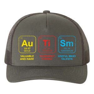 Autism Awareness Funny Elements Periodic Table Asd Gift Yupoong Adult 5-Panel Trucker Hat