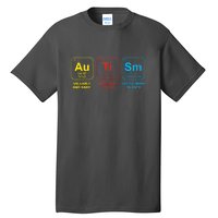 Autism Awareness Funny Elements Periodic Table Asd Gift Tall T-Shirt