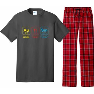 Autism Awareness Funny Elements Periodic Table Asd Gift Pajama Set