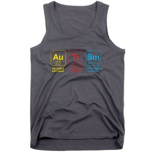 Autism Awareness Funny Elements Periodic Table Asd Gift Tank Top