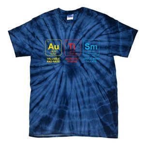 Autism Awareness Funny Elements Periodic Table Asd Gift Tie-Dye T-Shirt