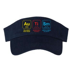 Autism Awareness Funny Elements Periodic Table Asd Gift Valucap Bio-Washed Visor