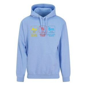 Autism Awareness Funny Elements Periodic Table Asd Gift Unisex Surf Hoodie