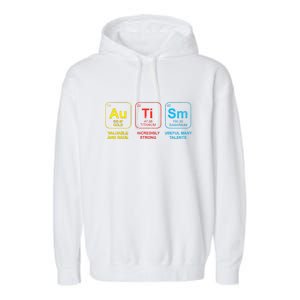 Autism Awareness Funny Elements Periodic Table Asd Gift Garment-Dyed Fleece Hoodie