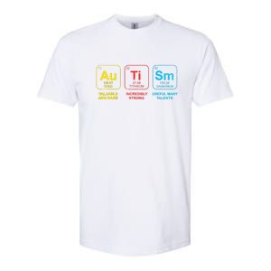 Autism Awareness Funny Elements Periodic Table Asd Gift Softstyle CVC T-Shirt