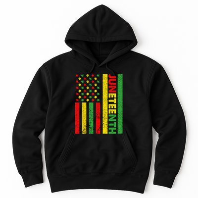 African American Flag Juneteenth Hoodie