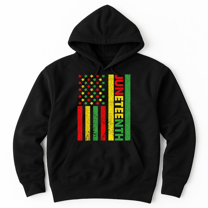 African American Flag Juneteenth Hoodie