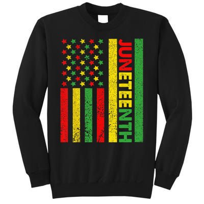 African American Flag Juneteenth Sweatshirt