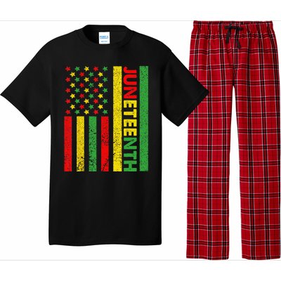 African American Flag Juneteenth Pajama Set