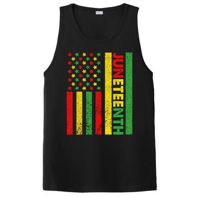 African American Flag Juneteenth PosiCharge Competitor Tank