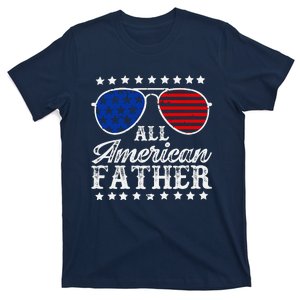 All American Father 4th Of July Family Matching Sunglasses Fathers Day T-Shirt