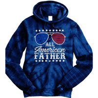 All American Father 4th Of July Family Matching Sunglasses Fathers Day Tie Dye Hoodie