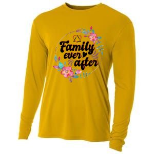 Adopt Adoption Family Gotcha Day Family Ever After Gift Cooling Performance Long Sleeve Crew