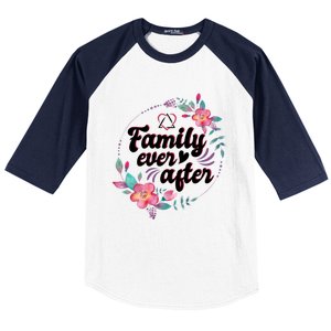 Adopt Adoption Family Gotcha Day Family Ever After Gift Baseball Sleeve Shirt