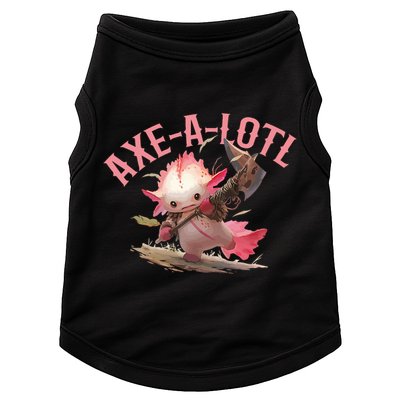 Axolotl Axt-A-Lotl Funny Viking Axe Throwing Lumberjack Doggie Tank
