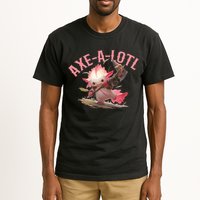 Axolotl Axt-A-Lotl Funny Viking Axe Throwing Lumberjack Tall T-Shirt