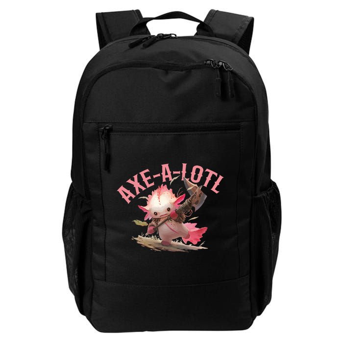 Axolotl Axt-A-Lotl Funny Viking Axe Throwing Lumberjack Backpack