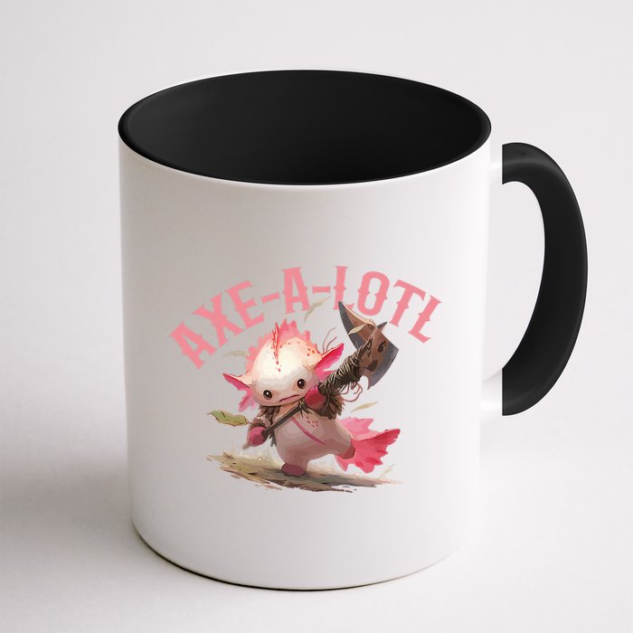 Axolotl Axt-A-Lotl Funny Viking Axe Throwing Lumberjack Mug