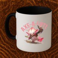 Axolotl Axt-A-Lotl Funny Viking Axe Throwing Lumberjack Mug