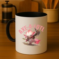 Axolotl Axt-A-Lotl Funny Viking Axe Throwing Lumberjack Mug