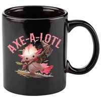 Axolotl Axt-A-Lotl Funny Viking Axe Throwing Lumberjack 11oz C Handle Ceramic Mug