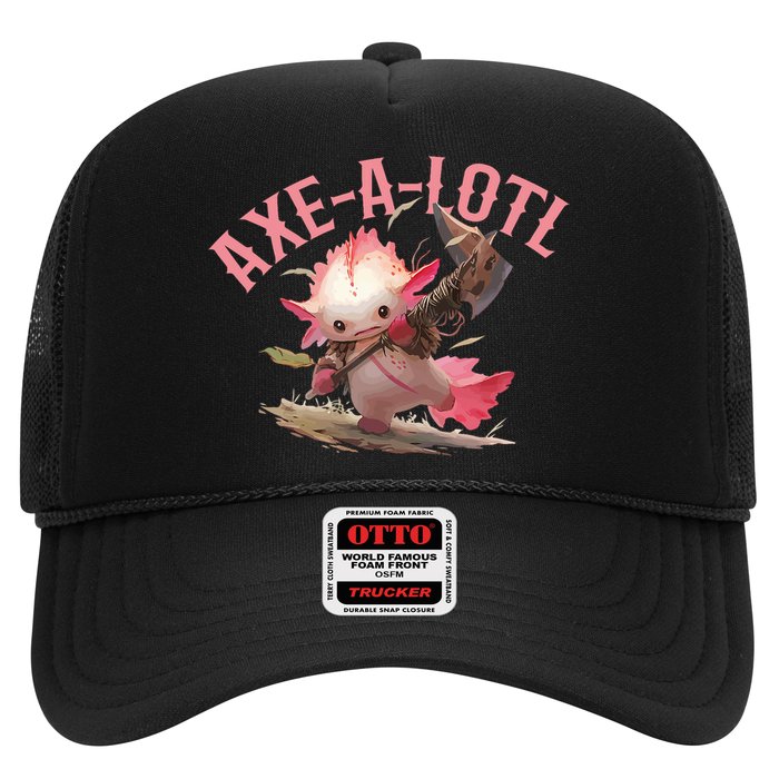 Axolotl Axt-A-Lotl Funny Viking Axe Throwing Lumberjack Hat