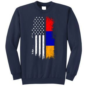 Armenian American Flag T Pride Armenia Usa Tees Sweatshirt