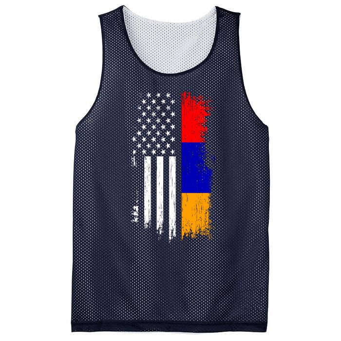 Armenian American Flag T Pride Armenia Usa Tees Mesh Reversible Basketball Jersey Tank