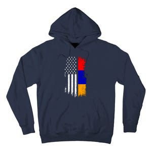 Armenian American Flag T Pride Armenia Usa Tees Tall Hoodie