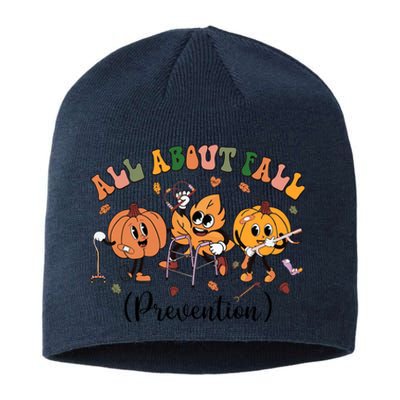 All About Fall Prevention Physical Therapy Funny Ot Ota Sustainable Beanie